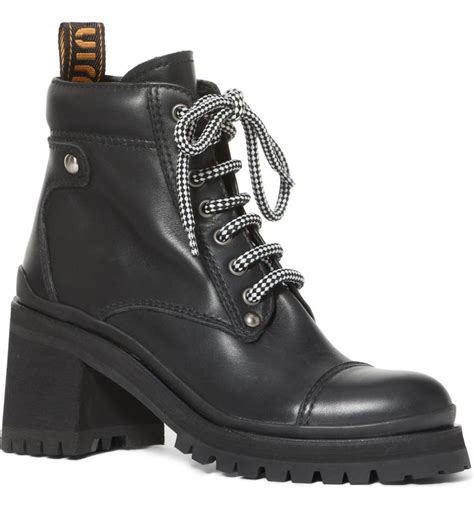 miu miu combat boots green|Women's Miu Miu Combat Boots .